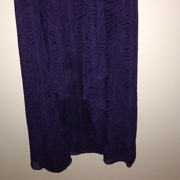 Laundry by shelli segal dark purple gown - Picture 3 of 5